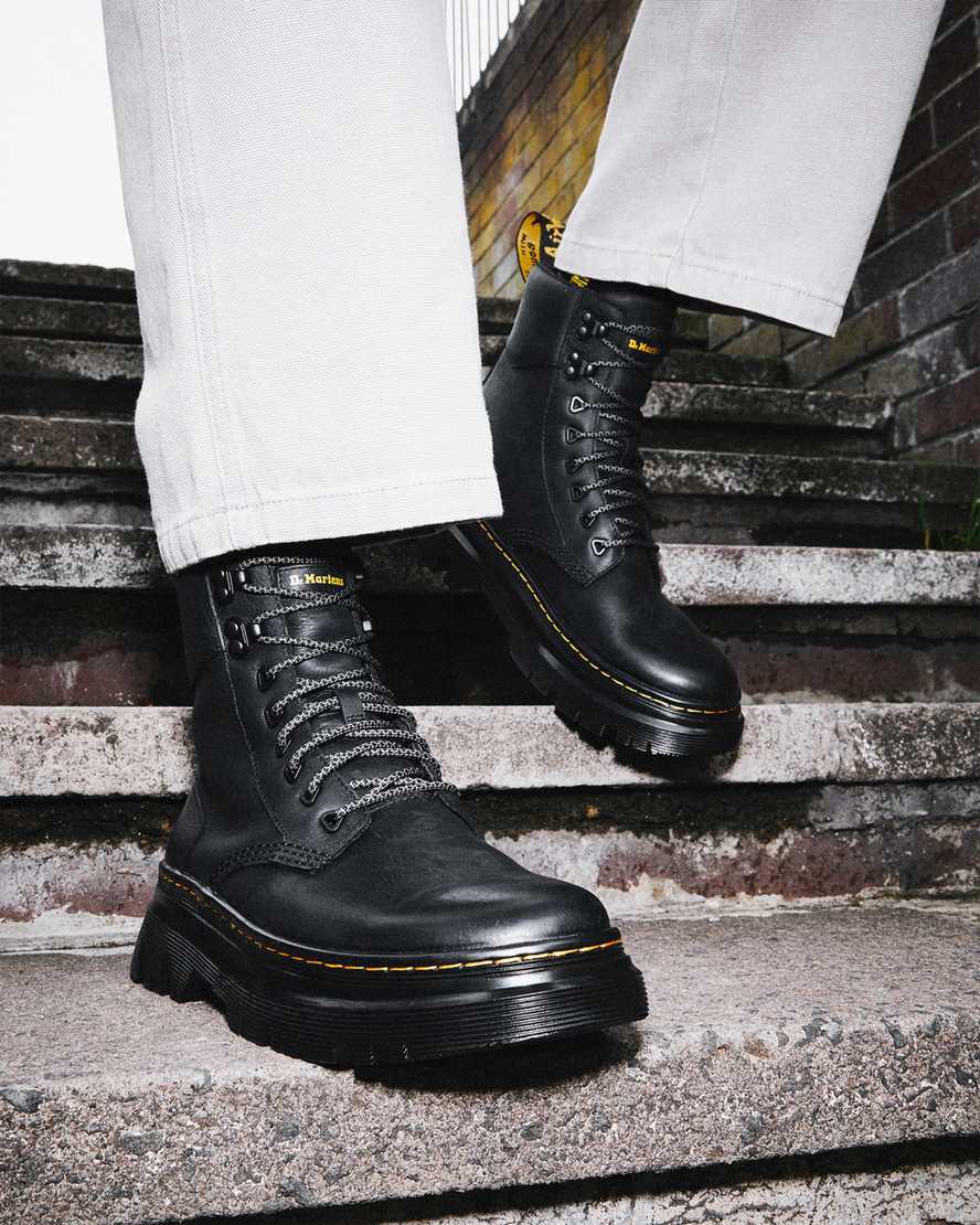 Dr Martens Tarik Wyoming Deri Utility Erkek Bilek Boy Bot Siyah  Türkiye |  01245-ZFCJ