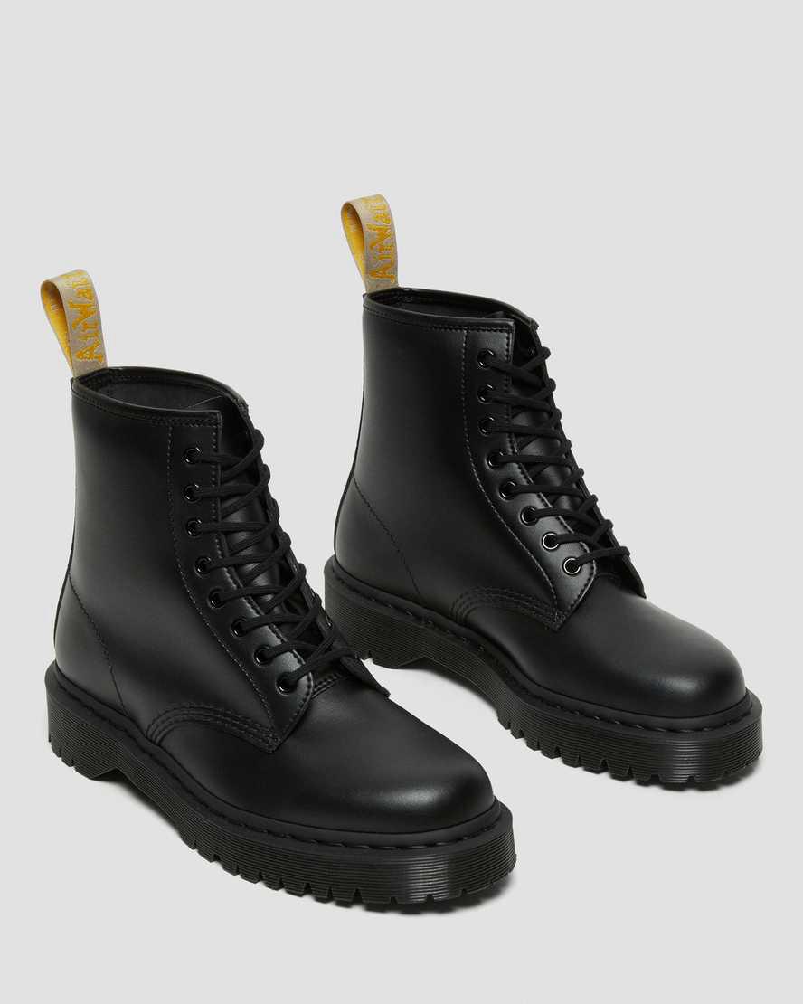 Dr Martens Vegan 1460 Bex Mono Dantel Up Kadın Kalın Taban Bot Siyah  Türkiye |  03612-UJPI