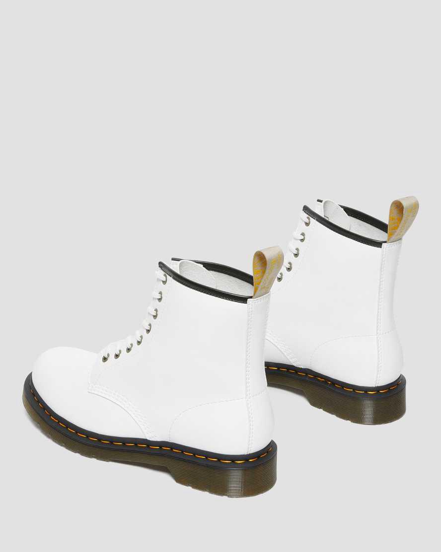 Dr Martens Vegan 1460 Kemble Dantel Up Erkek Bilek Boy Bot Beyaz  Türkiye |  23947-PQBZ