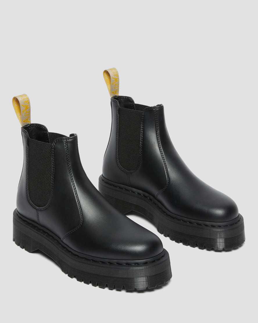 Dr Martens Vegan 2976 Felix Platform Chelsea Erkek Bilek Boy Bot Siyah  Türkiye |  53640-EPOR