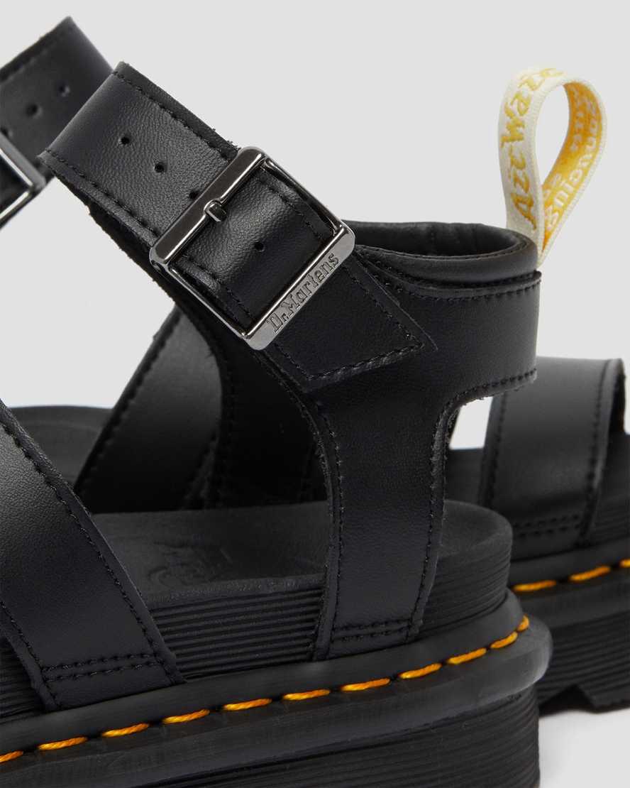 Dr Martens Vegan Blaire Felix Gladiator Kadın Platform Sandalet Siyah  Türkiye |  85369-HEPN